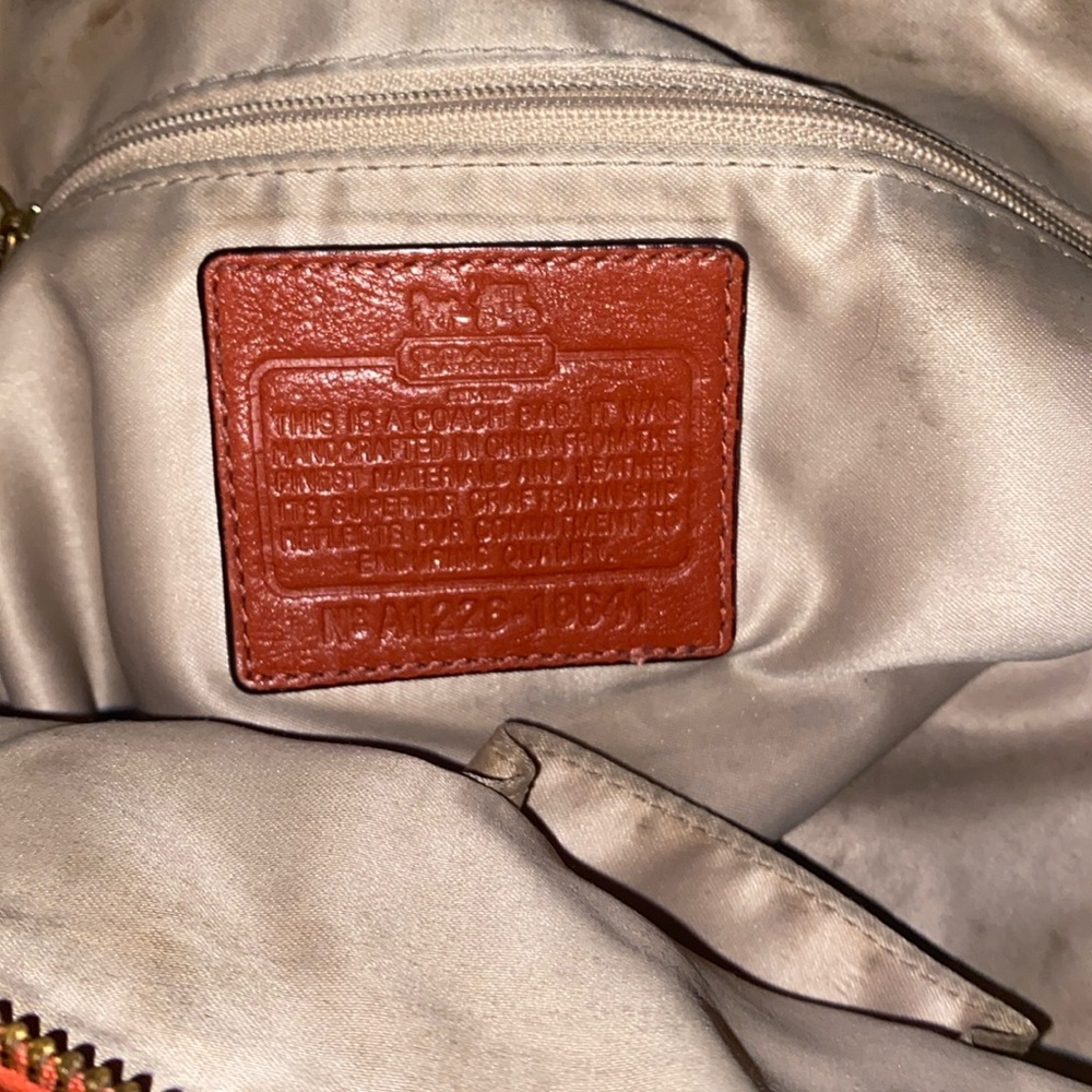 Large Coach Scout Hobo Leather Bag - Picture 4 of 4